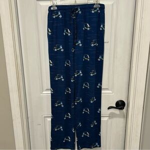 PGA TOUR Men's Soft Golf Cart Pajama Pants, Blue, Medium